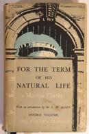 1954 For The Term Of His Natural Life by Marcus Clarke Australian Fiction Book-1