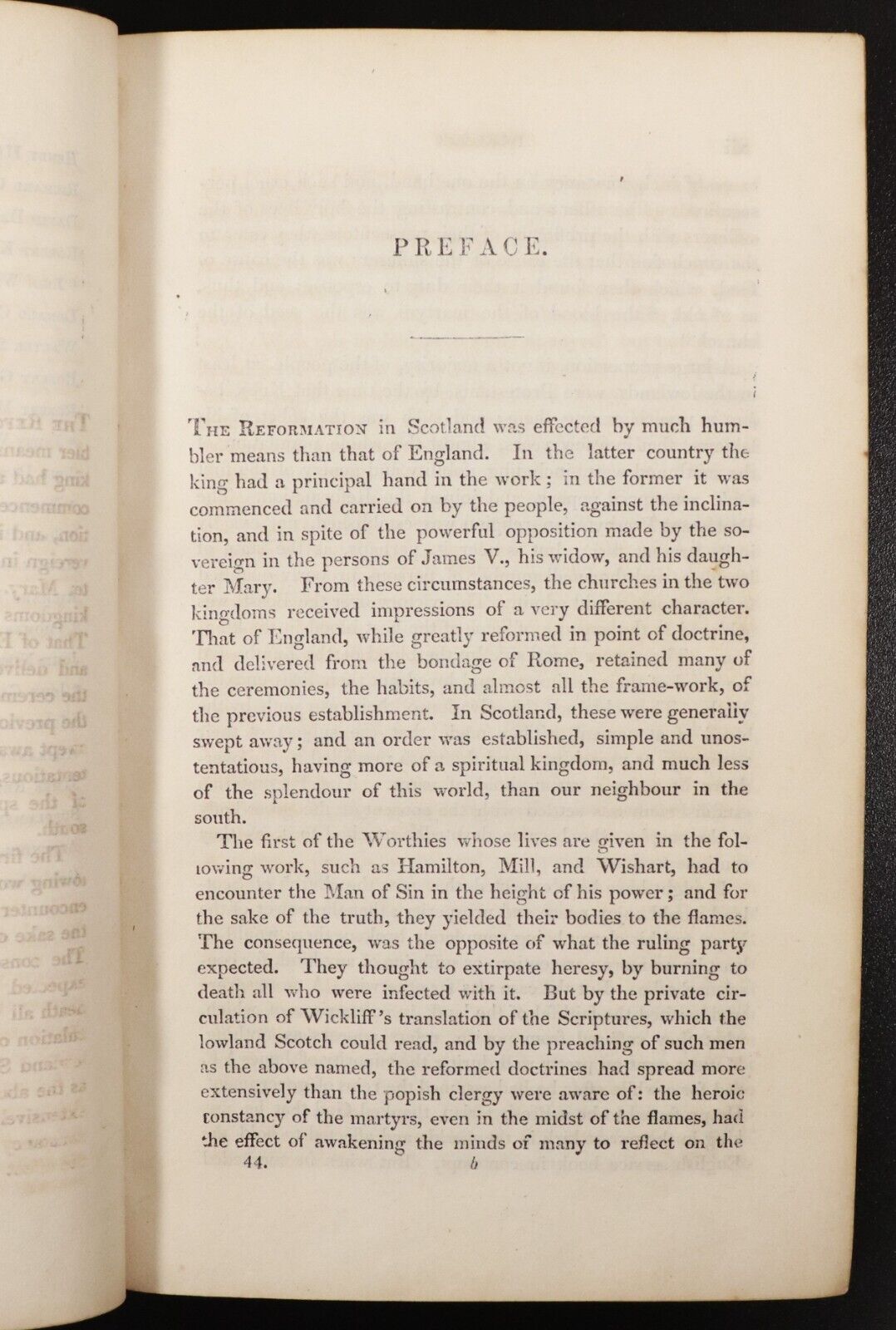 1846 The Scots Worthies by John Howie Antiquarian Scottish History Book Leather