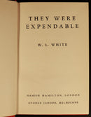 1943 They Were Expendable by W.L. White WW2 American Military History Book-5