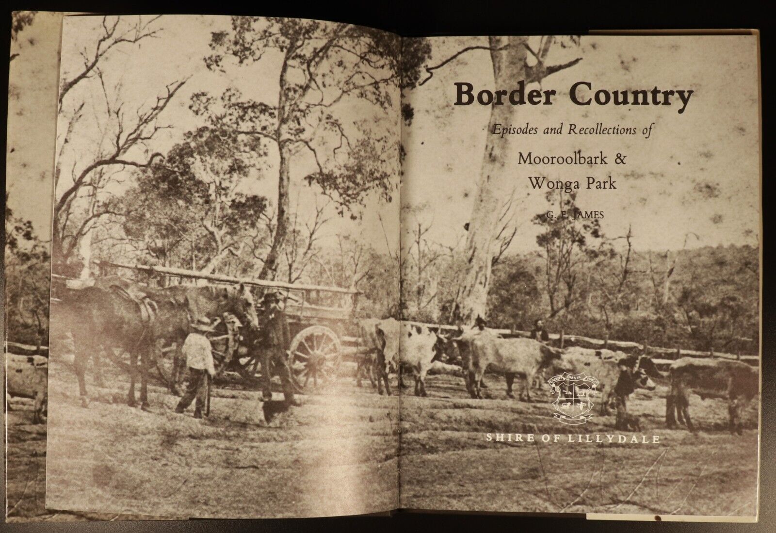 1984 Border Country Mooroolbark & Wonga Park Melbourne Local History Book