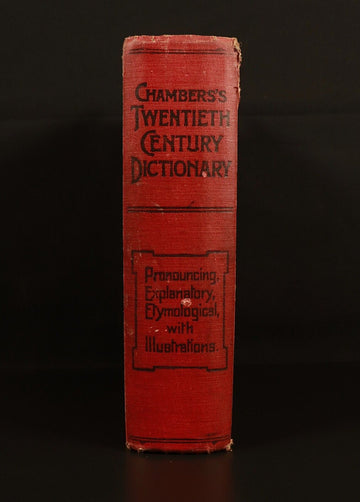 Chambers's Twentieth Century Dictionary 1931 Antique British Reference Book - 0