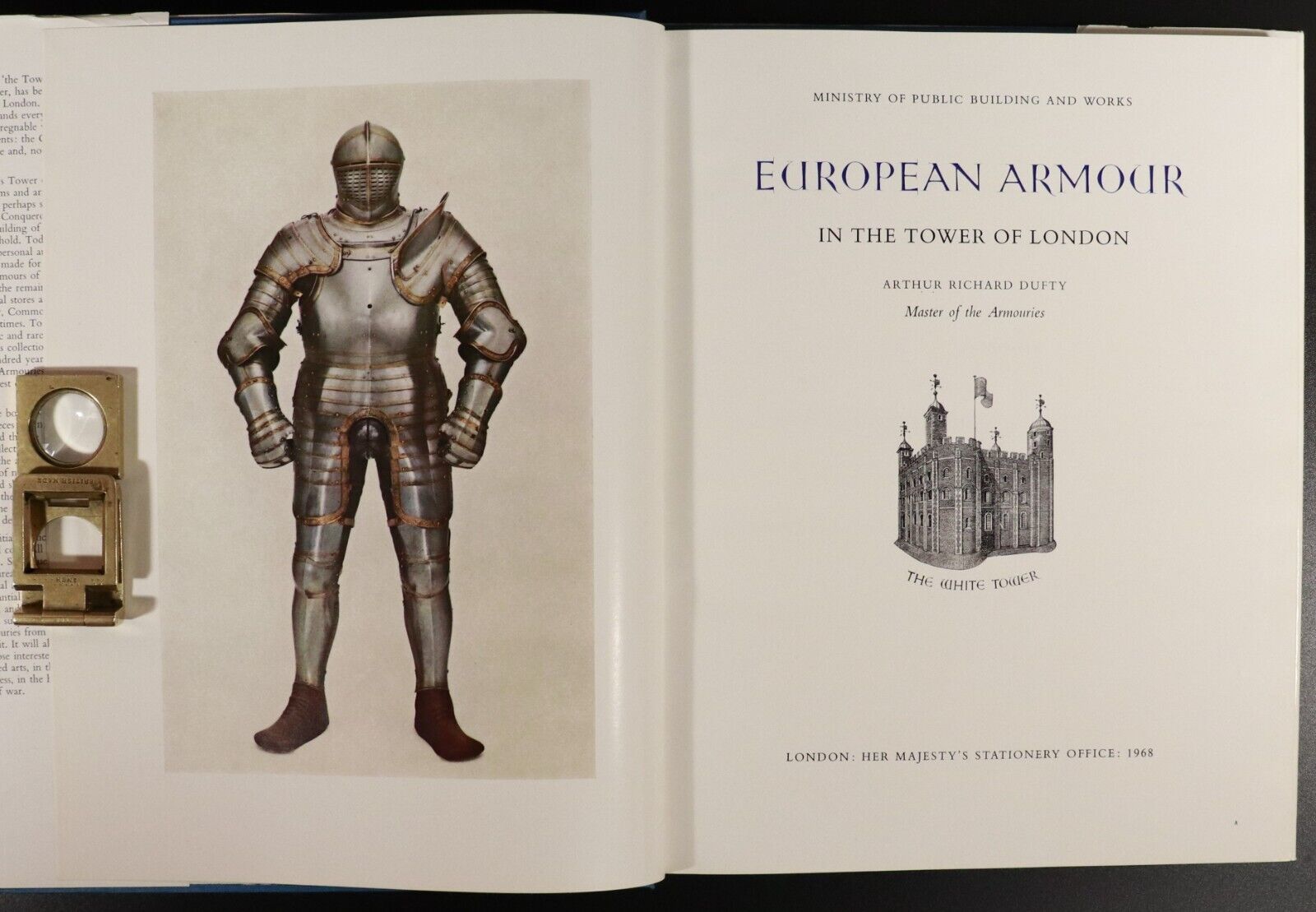 1968 European Armour In The Tower Of London 1st Edition Vintage Military Book - 0