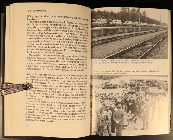 In The Eye Of The Storm Gulf War 1996 SIGNED Military History Book P. Cordingley