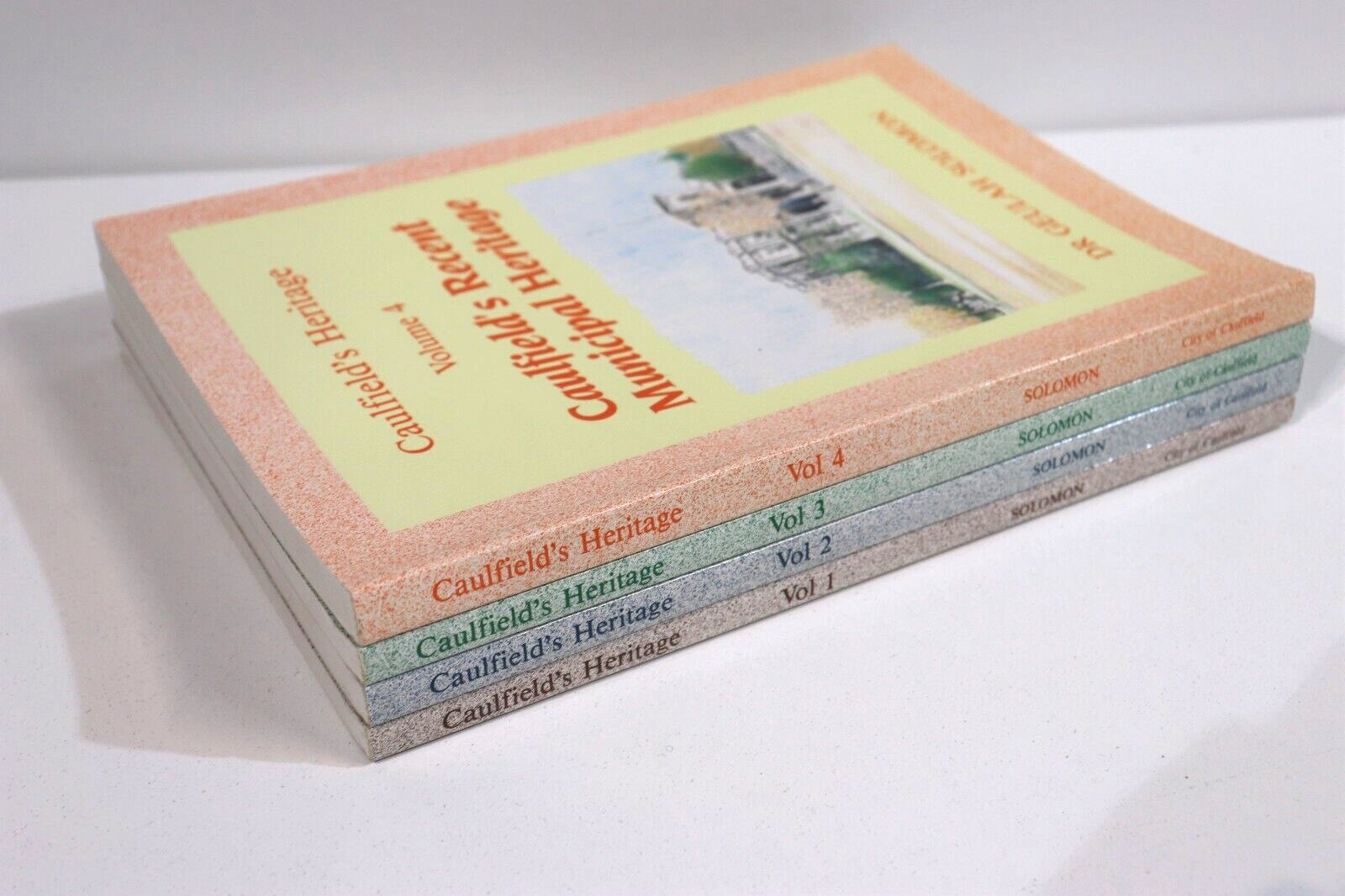 1989 4vol Caulfield's Heritage by Dr G Solomon Australian History Book Set - 0