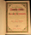c1880 Self Interpreting Family Bible Rev John Brown Antiquarian Leather Bible-8