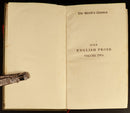1921 3vol English Prose by W. Peacock Antique British Literature Books Milton-11