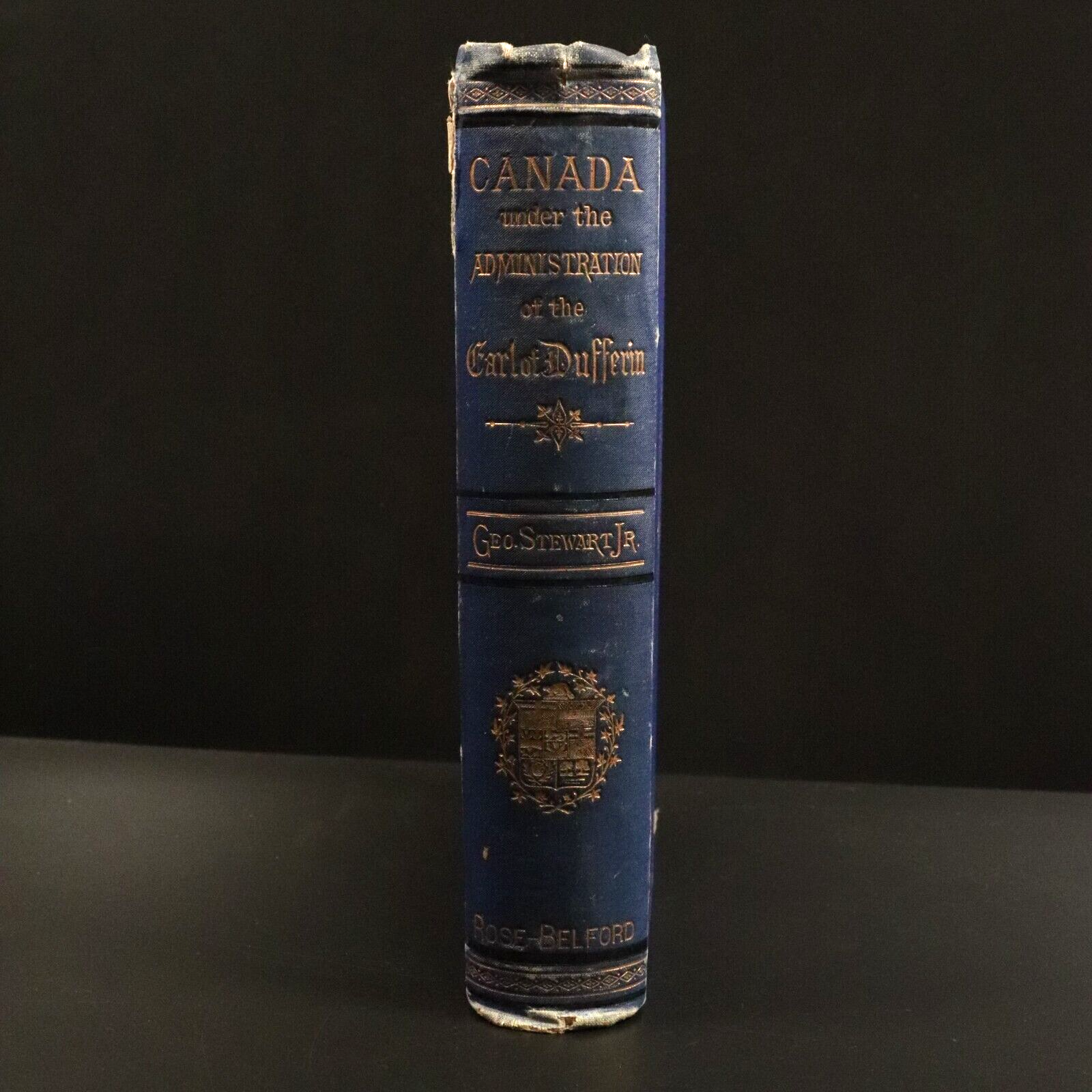 1879 Canada Under The Earl Of Dufferin Antique Canadian History Book - 0