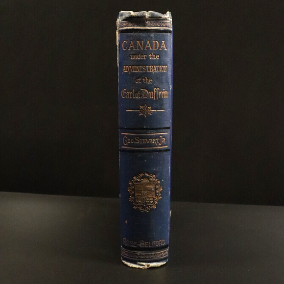 1879 Canada Under The Earl Of Dufferin Antique Canadian History Book