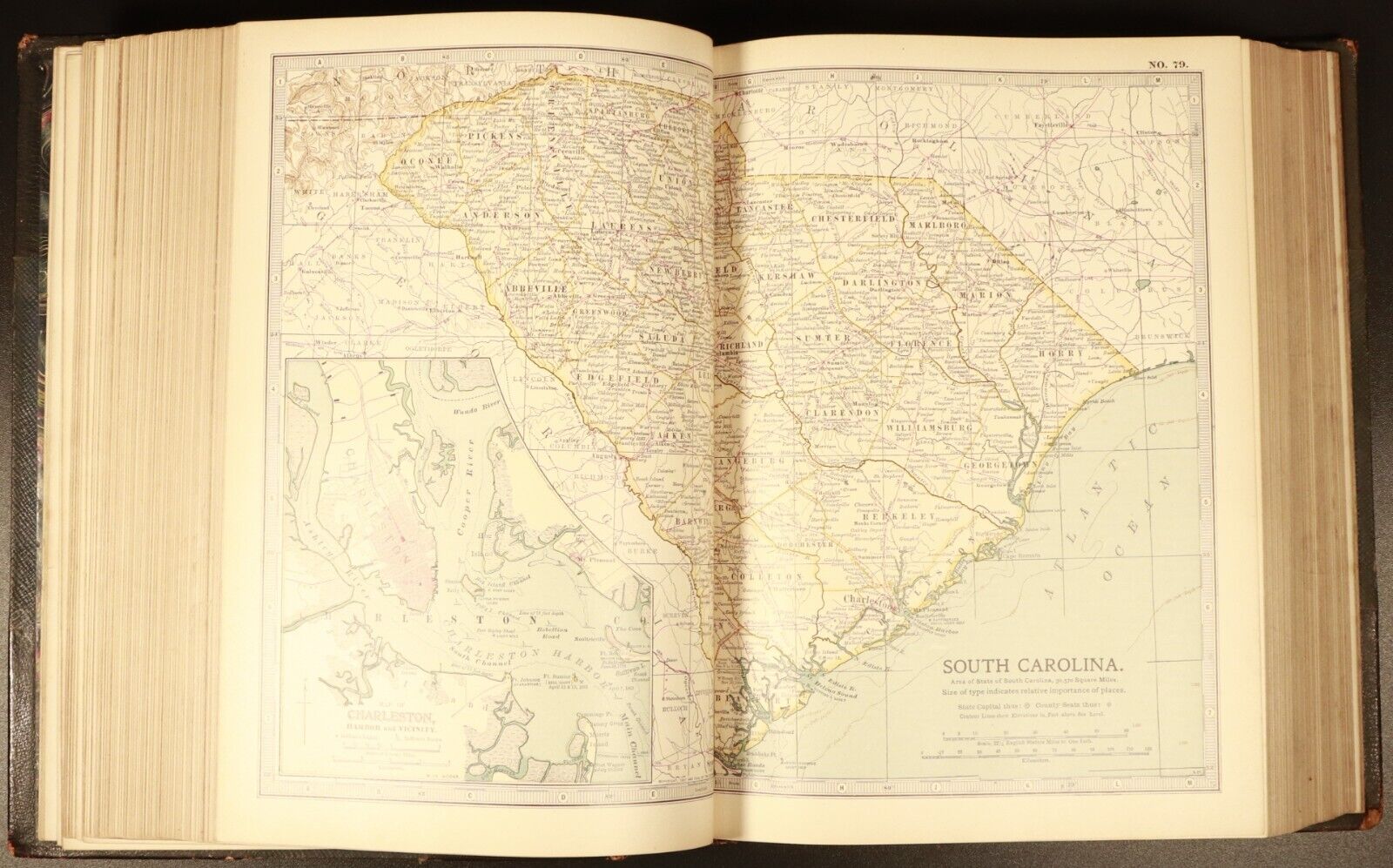 1903 The Encyclopaedia Britannica Vol XXXIV MAPS Antique Reference Book 10th Ed