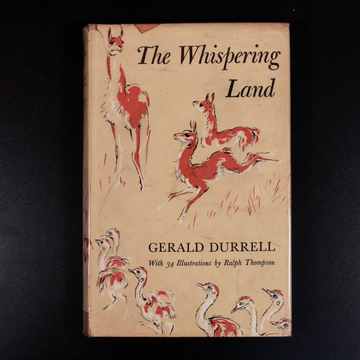 1961 The Whispering Land by Gerald Durrell South American Travel Book Patagonia
