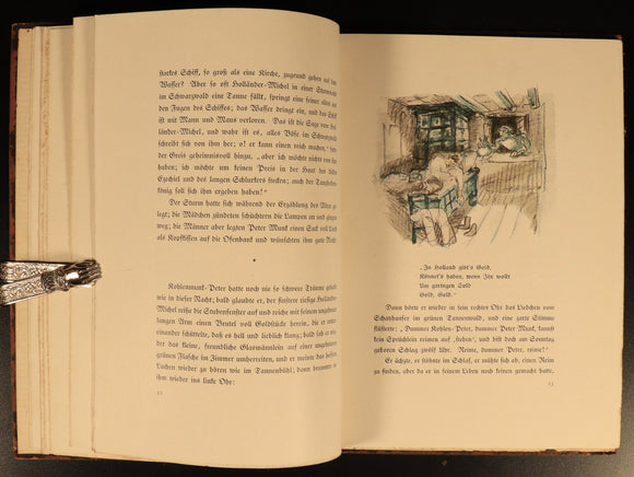 1919 Das Kalte Herz by Wilhelm Hauff Antique German Childrens Fairytale Book