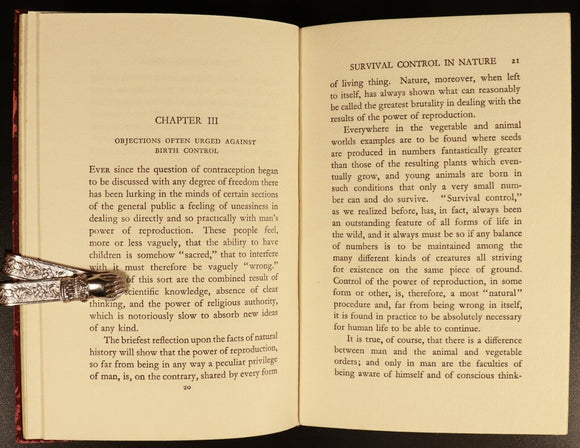 Birth Control & Healthy Sex Life by Helena Wright 1935 Antique Reference Book