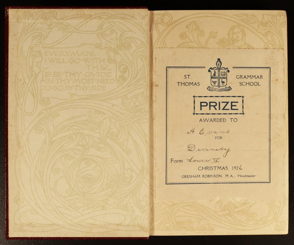 1924 The Pilgrim's Progress by John Bunyan Antique Christian Literature Book