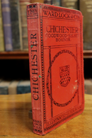 c1920 Guide To Chichester: Ward Lock & Co Antique Travel Guide Book w/Maps-1