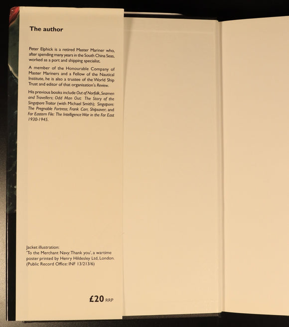 Life Line Merchant Navy At War 1939-45 1999 by P. Elphick Military History Book