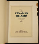 1937-38 The Canadian Record Of Men & Matters Antique Reference Book Leather Bind-6