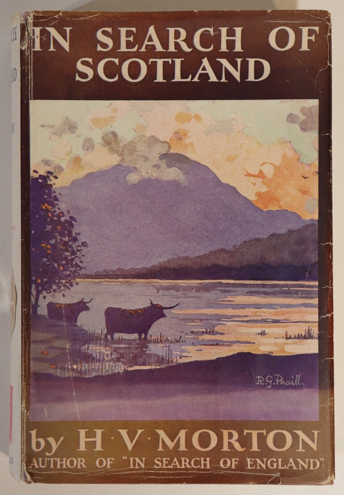 1933 In Search Of Scotland by HV Morton Antique British Travel Book