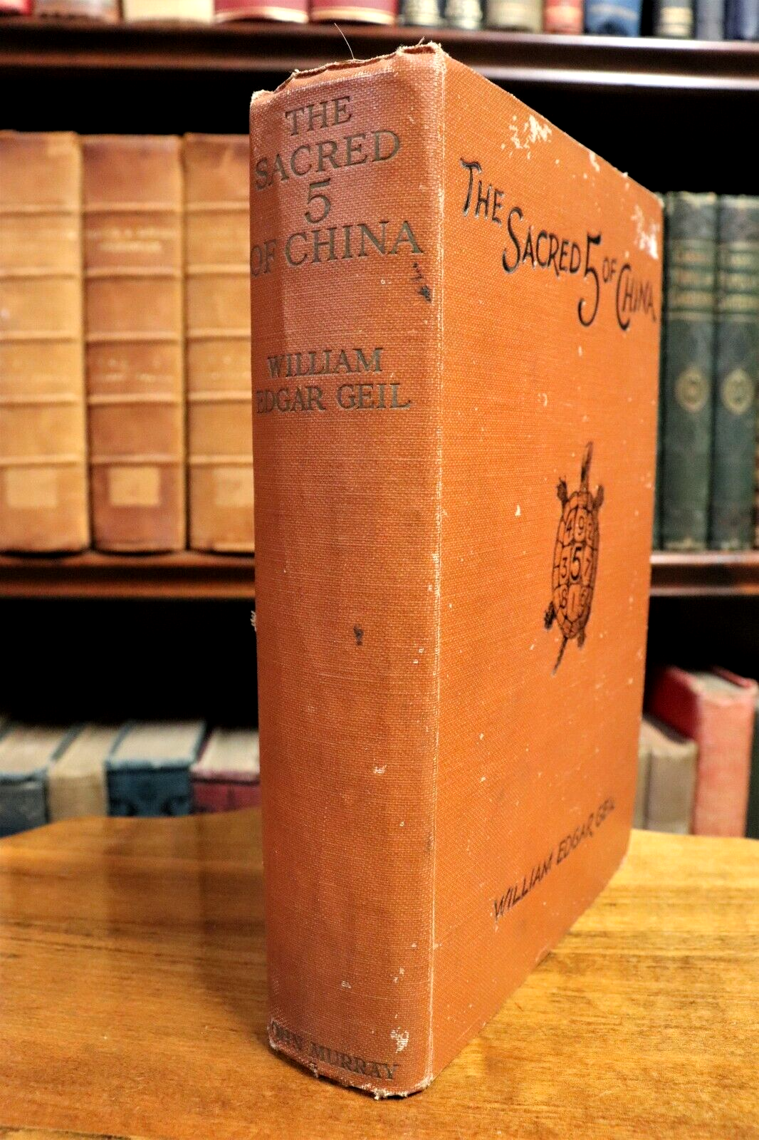 1926 The Sacred 5 Of China by WE Geil Scarce 1st Edition Chinese History Book - 0