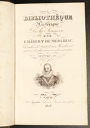 1828 Bibliothèque Historique Henry IV Antiquarian French History Book Leather-3