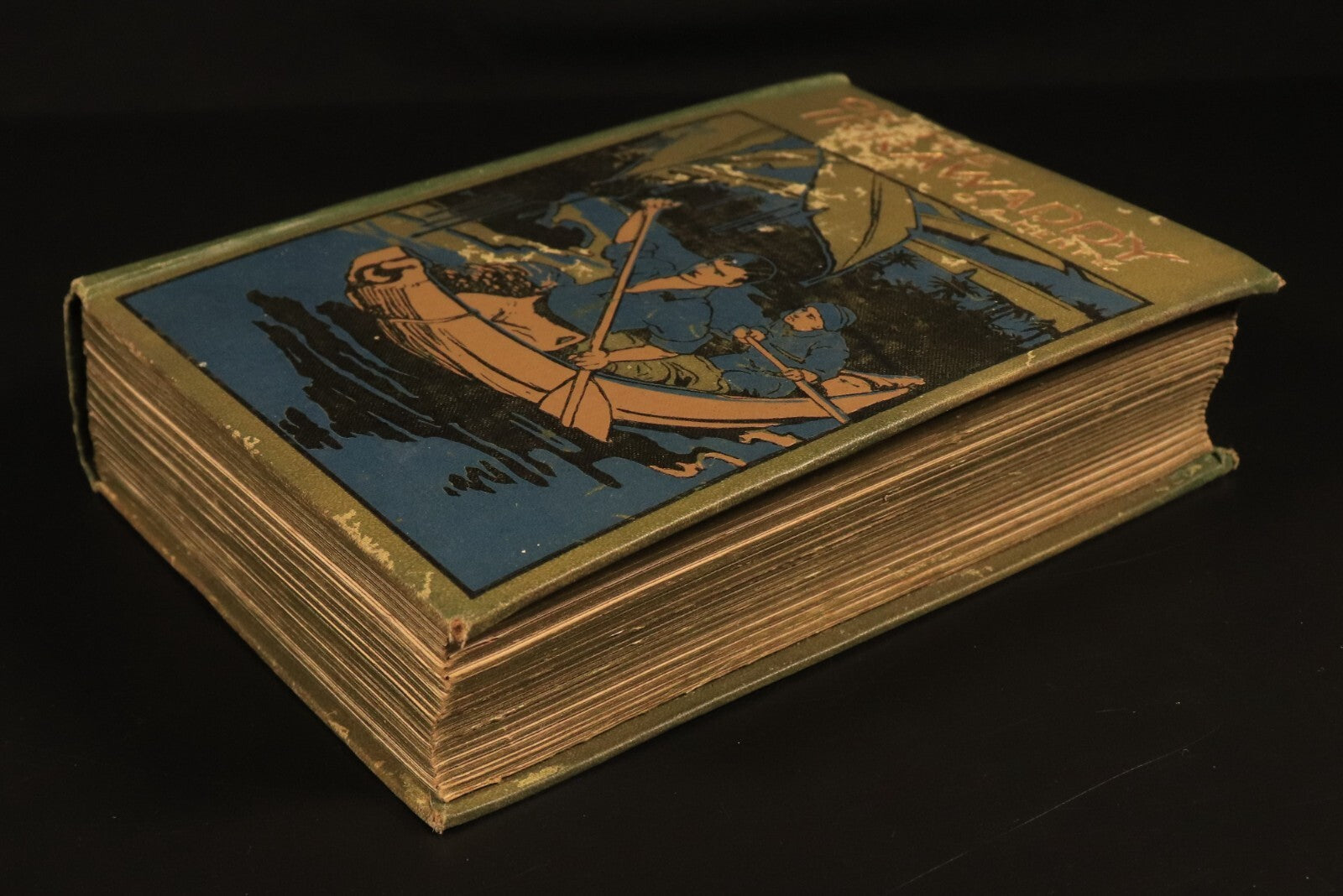 1912 On The Irrawaddy by G.A. Henty Antique Illustrated Military Fiction Book