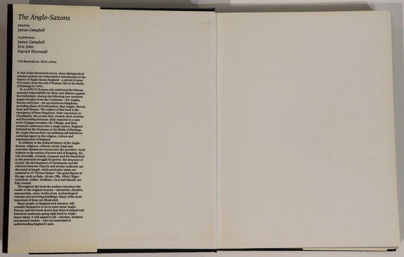 1982 The Anglo Saxons by Campbell, John & Wormald British History Reference Book