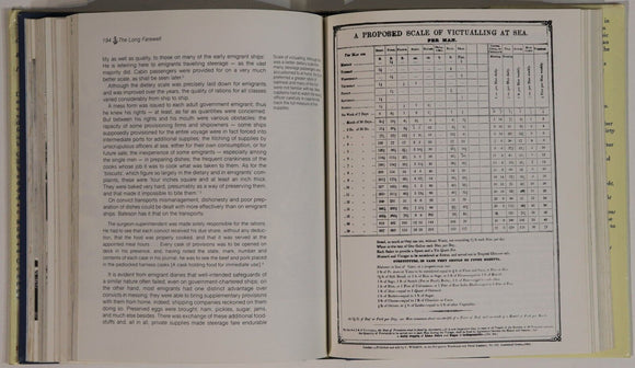 1981 The Long Farewell: Settlers Under Sail Australian Migration History Book