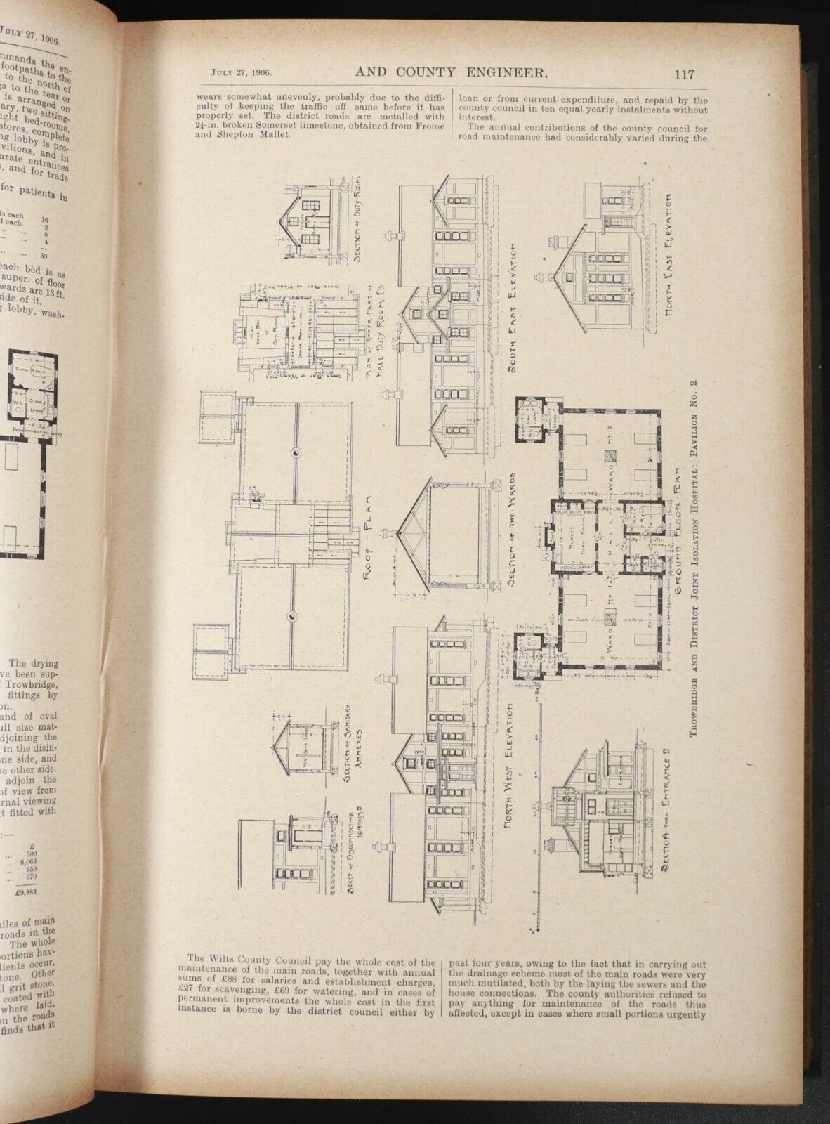 1906 The Surveyor & Municipal County Engineer Antique Architecture Book Vol XXX