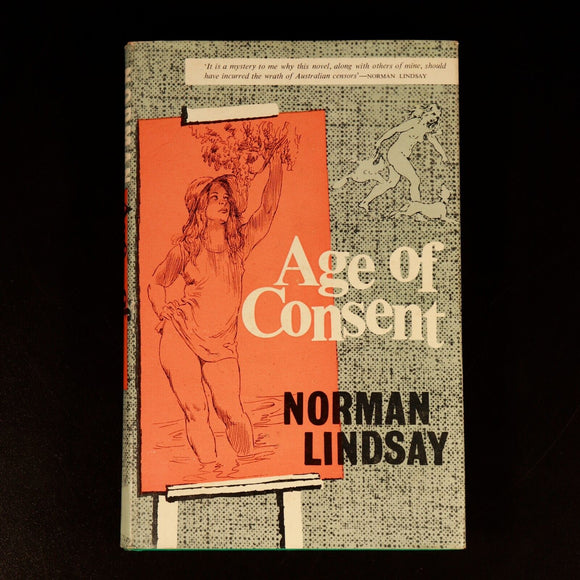 1963 Age Of Consent by Norman Lindsay Australian Fiction Book Illustrated