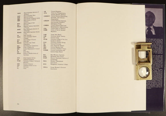 1979 Artists & Galleries of Australia & New Zealand by M. Germaine Art Book