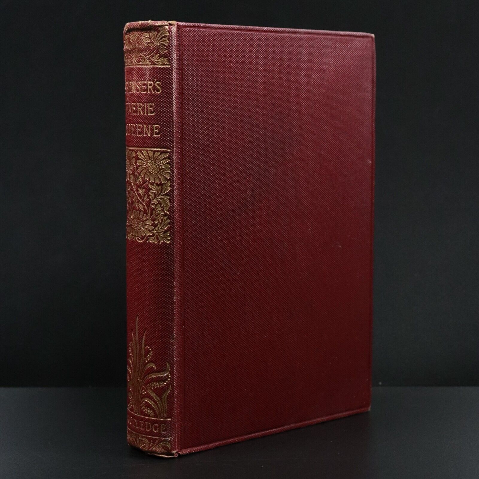 1893 The Faerie Queene by Edmund Spenser Antique British Poetry Book
