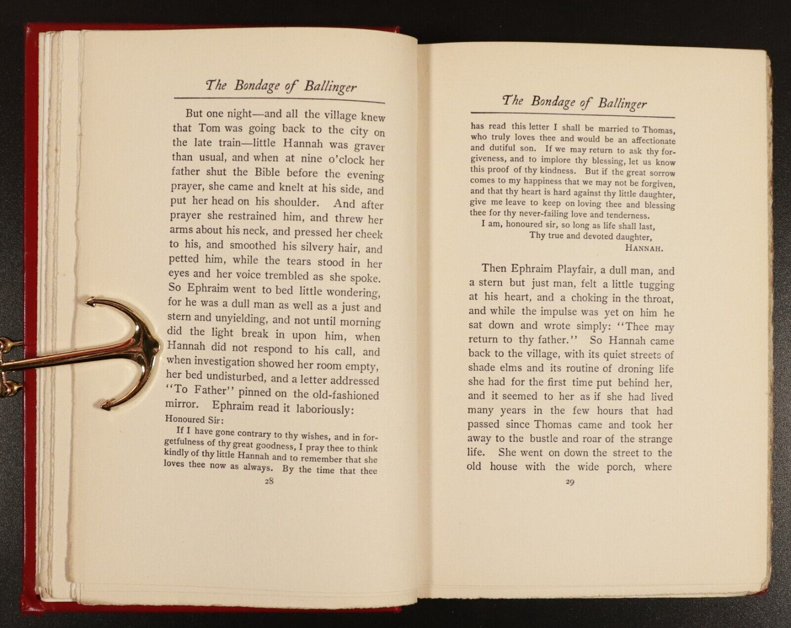 1903 The Bondage Of Ballinger by Roswell Field Antique Fiction Book