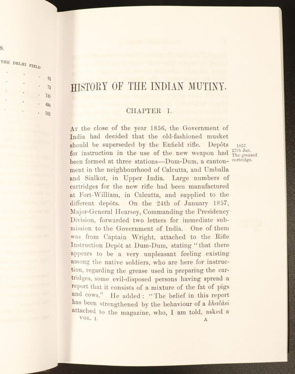 2006 3vol History Of The Indian Mutiny by GW Forrest Military History Book Set