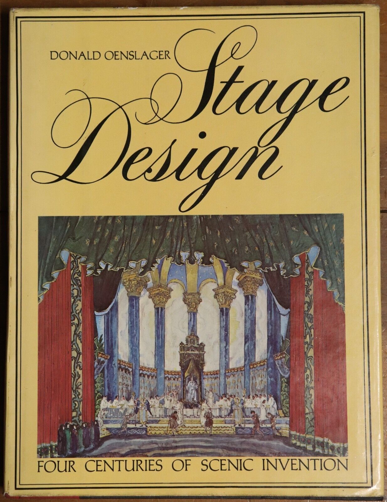 1975 Stage Design by Donald Oenslager Theatre Design History Reference Book