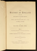 c1880 3vol The History Of England by David Hume Antique History Book Set-5