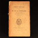 1868 Fables De La Fontaine Antiquarian French Literature Book 2vol Suit Rebind-1