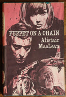 1969 Puppet On A Chain by Alistair MacLean 1st Edition Vintage Fiction Book-2