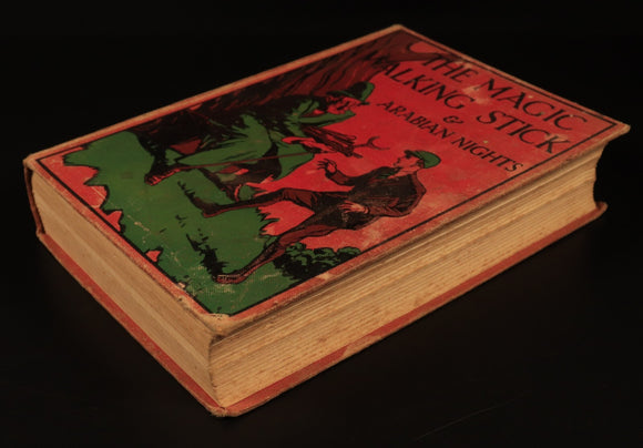 c1935 The Magic Walking Stick & Arabian Nights Antique Fiction Childrens Book