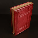 c1882 Poetical Works Of John Milton Paradise Lost Antique Poetry Book Leather-2