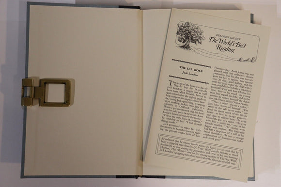 1989 The Sea Wolf by Jack London Classic Literature Book Readers Digest