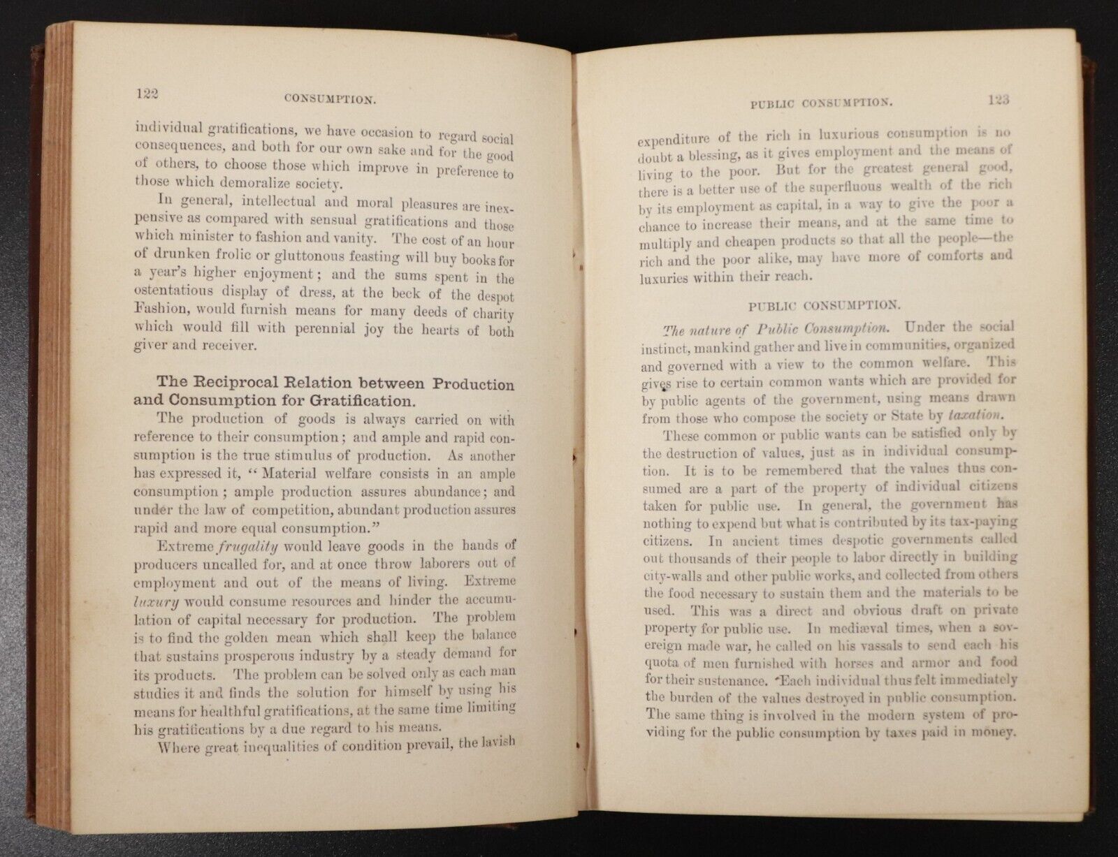 1886 The Elements Of Political Economy by F. Wayland Antique Economics Book