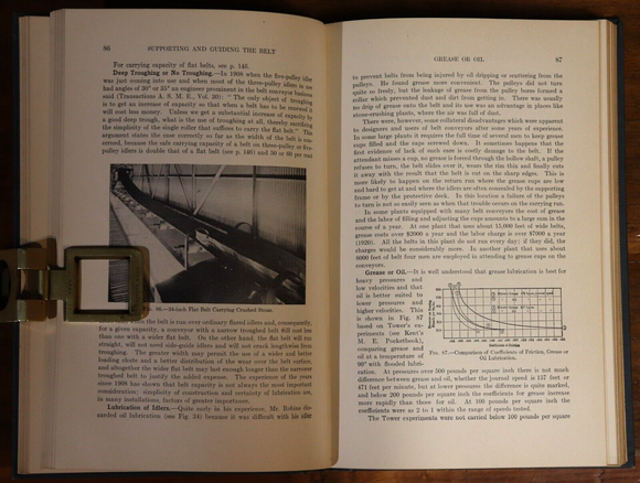 1926 Belt Conveyors & Belt Elevators Antique Machine Engineering Book FV Hetzel