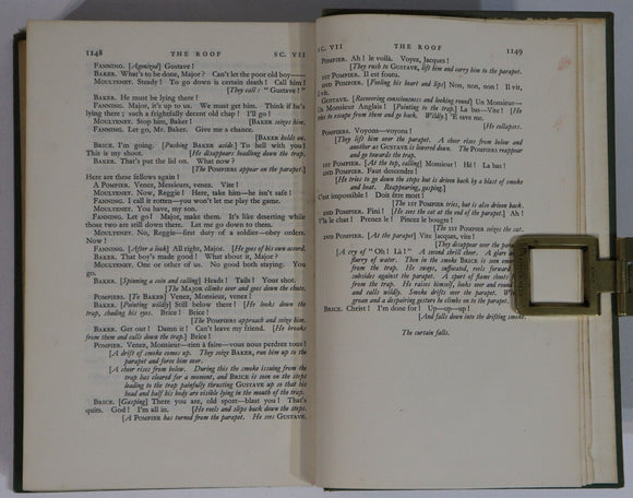 1929 The Plays Of John Galsworthy Antique British Theatre & Literature Book