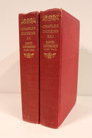 1911 2vol David Copperfield by Charles Dickens Antique British Fiction Book Set-1