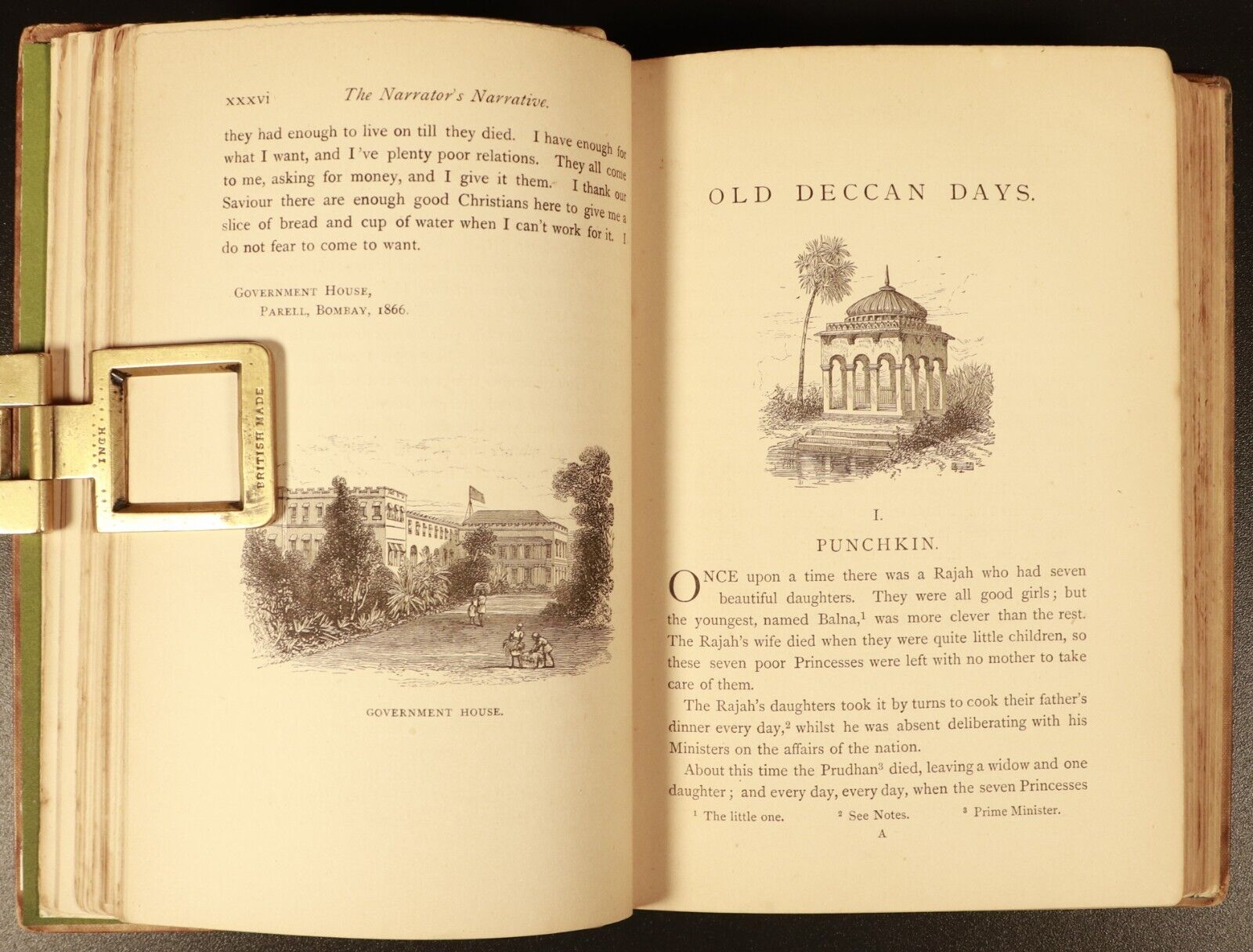 1881 Old Deccan Days Hindoo Fairy Legends Antiquarian Indian History Tales Book