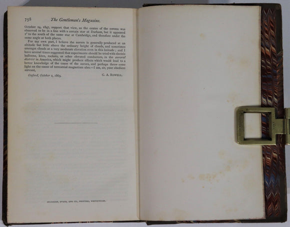 1869 3vol The Gentleman's Magazine Antique British History Reference Books