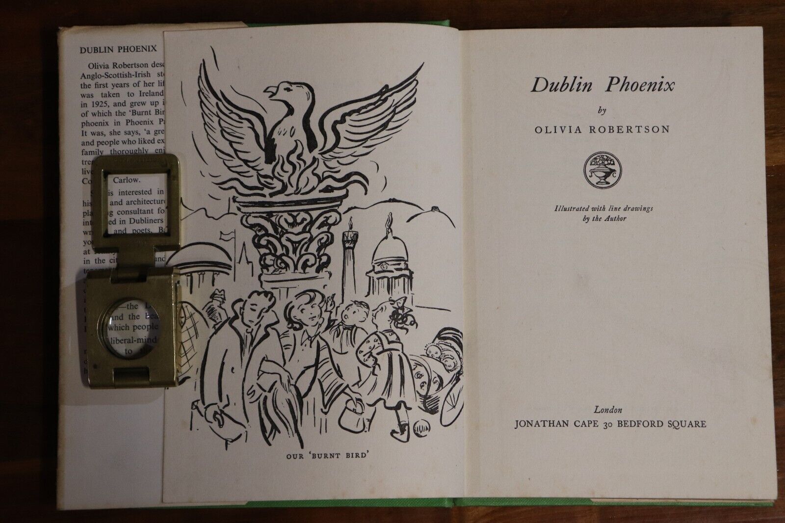 1957 Dublin Phoenix by Olivia Roberston British Irish History Book - 0