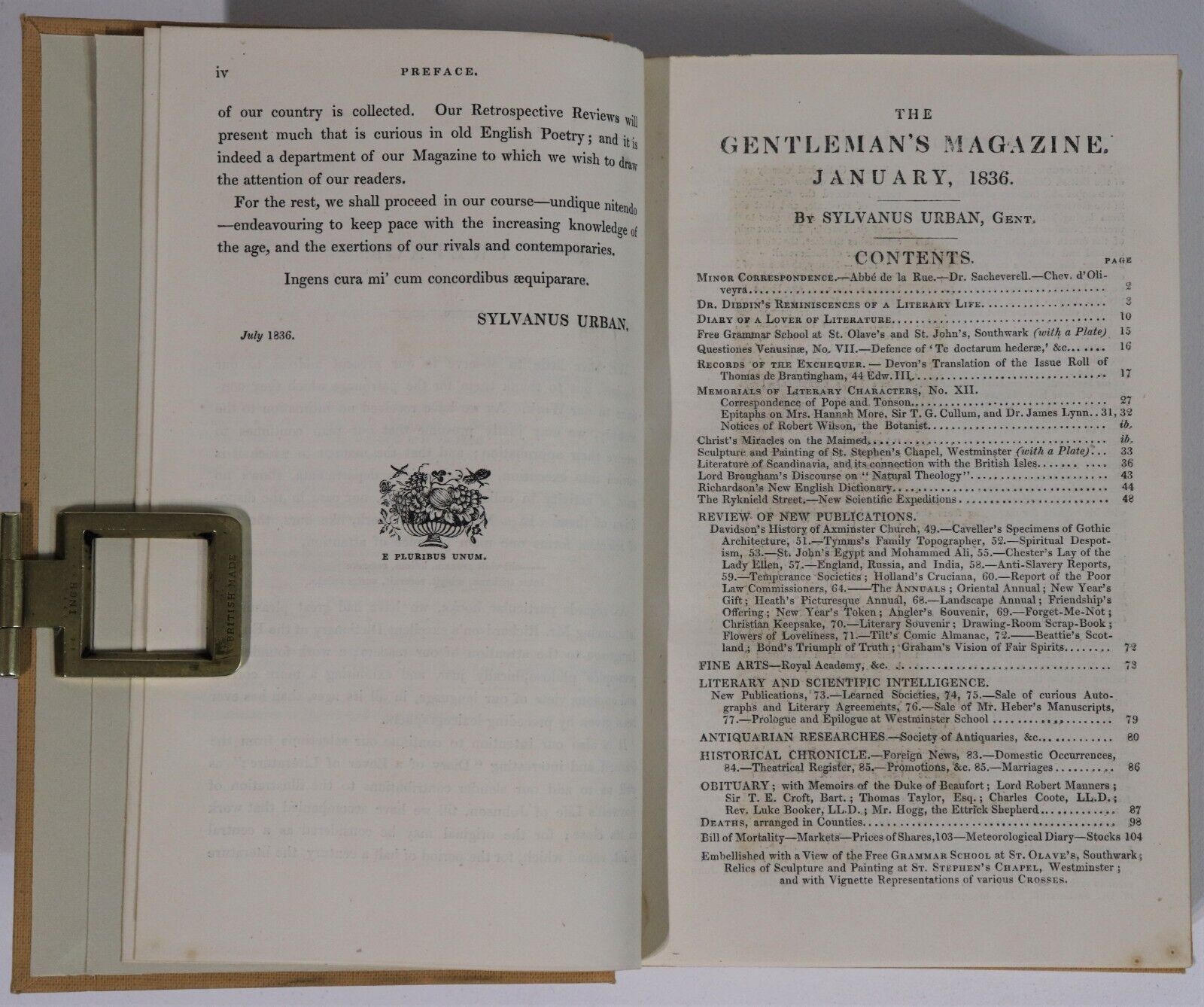 The Gentleman's Magazine - 1834 to 1837 - 6 Vol Antiquarian History Book Set