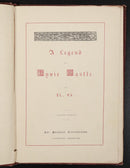 c1870 A Legend Of Fyvie Castle by K.G. Antiquarian Scottish History Book Scarce-3
