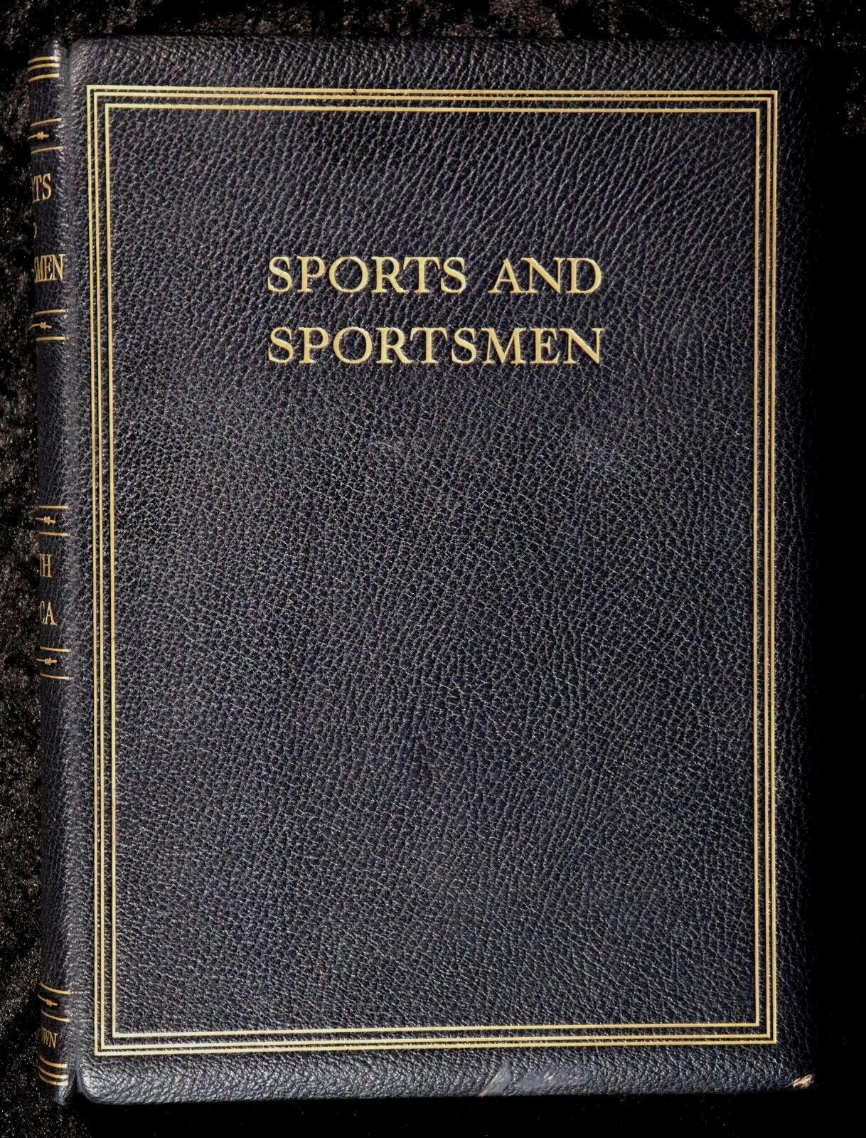 c1929 Sports & Sportsmen South Africa Limited 1st Edition Antique Leather Book