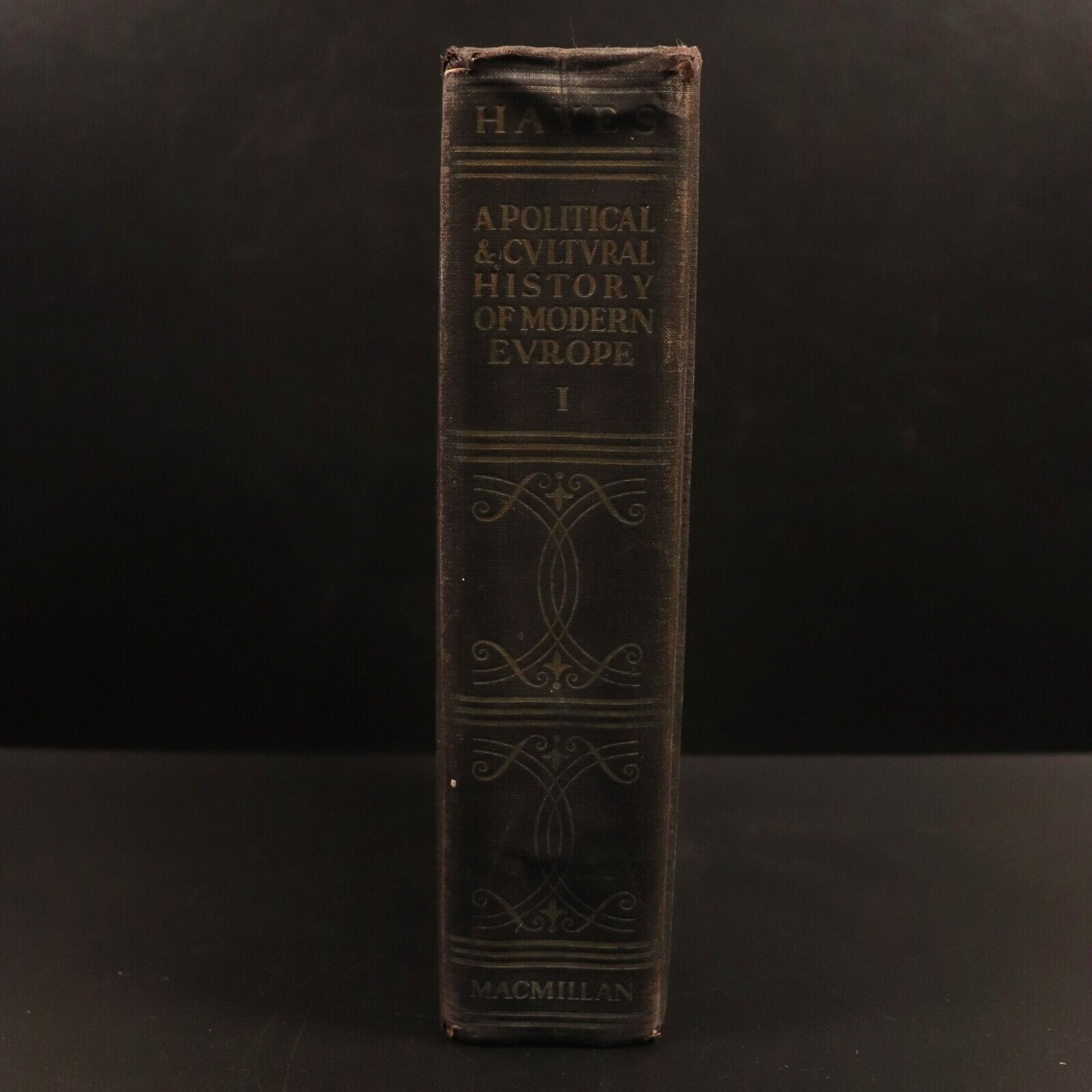 1950 Political & Cultural History Of Modern Europe by Carlton Hayes History Book